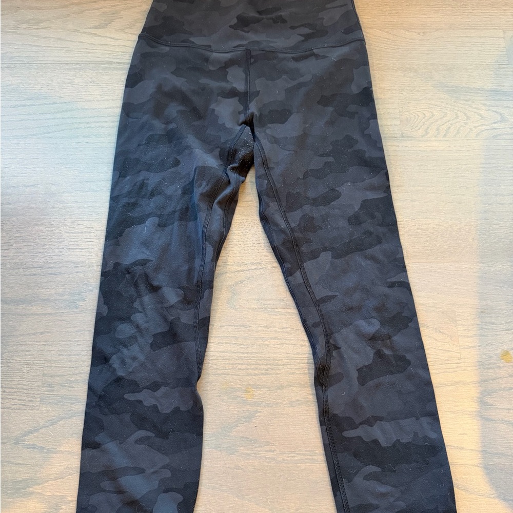 Black Camouflage Lululemon Leggings